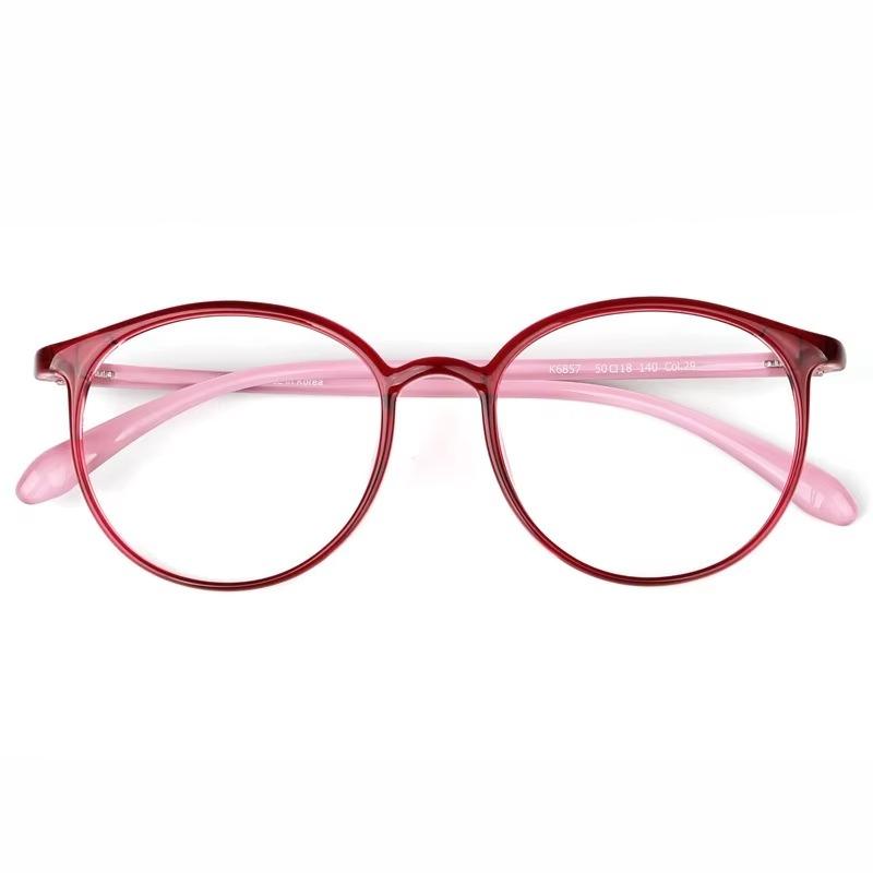 Ultralight Round Reading Glasses for Women Men Anti Blue Light Black Red Presbyopic Glasses Magnifier +1.0~+4.0 Diopter