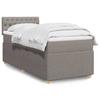 Maison Exclusive - Lattenrost mit Matratze Taupe 100x200 cm Stoff
