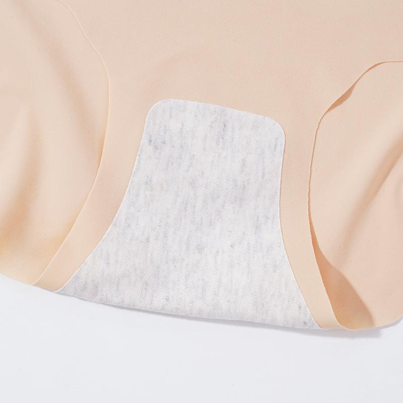 High Waist Panties for Women Plus Size Ice Silk Seamless Briefs Women Soft Underpants