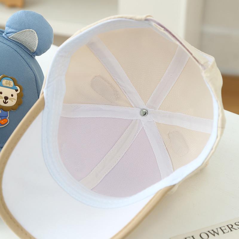 2026 Kids' Cute Lion Baseball Cap | Boys & Girls Sun Protection Hat for Spring & Autumn