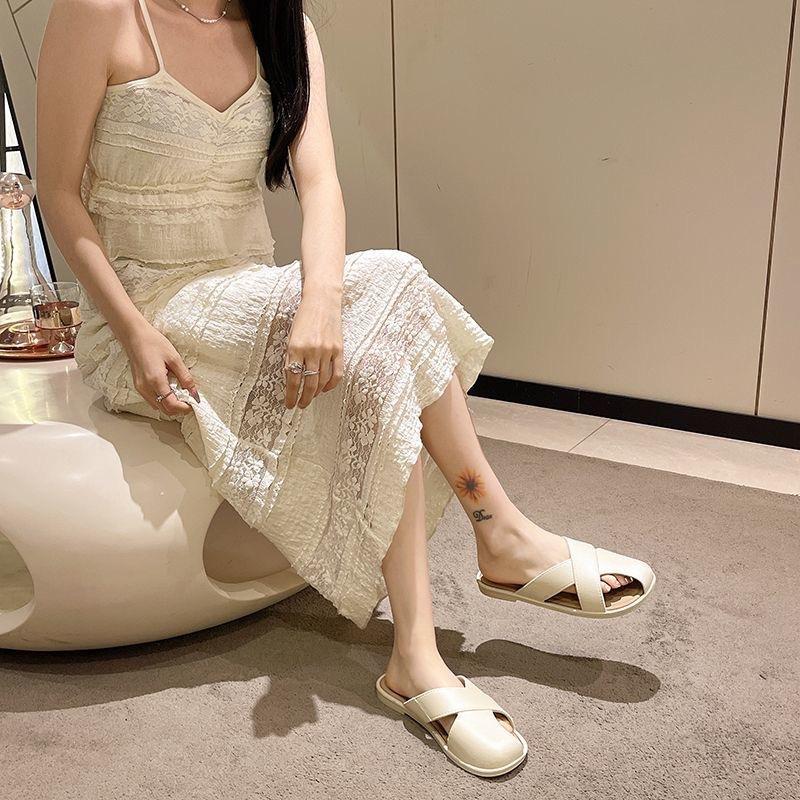 Damen Klapp Zehen Hausschuhe Freizeit Schuhe Modische Hausschuhe Sommer Frühling