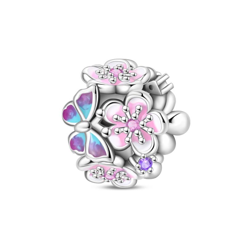 100% Copper Wedding Dress Flower Strawberry Snow Pear Watermelon Sweet 3Mm Charms Beads Pendants Diy Fine Jewelry