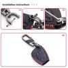 Leder Fernbedienung Auto Schlüsselanhänger Fall Abdeckung Halter Shell für Mercedes Benz CBER Klasse GL CLS CLK SLK W203 W211 W204 3 Tasten Kette