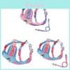 Puppy Chest Harness With Nonelastic Design And Reinforced Nylon Material For Comfort