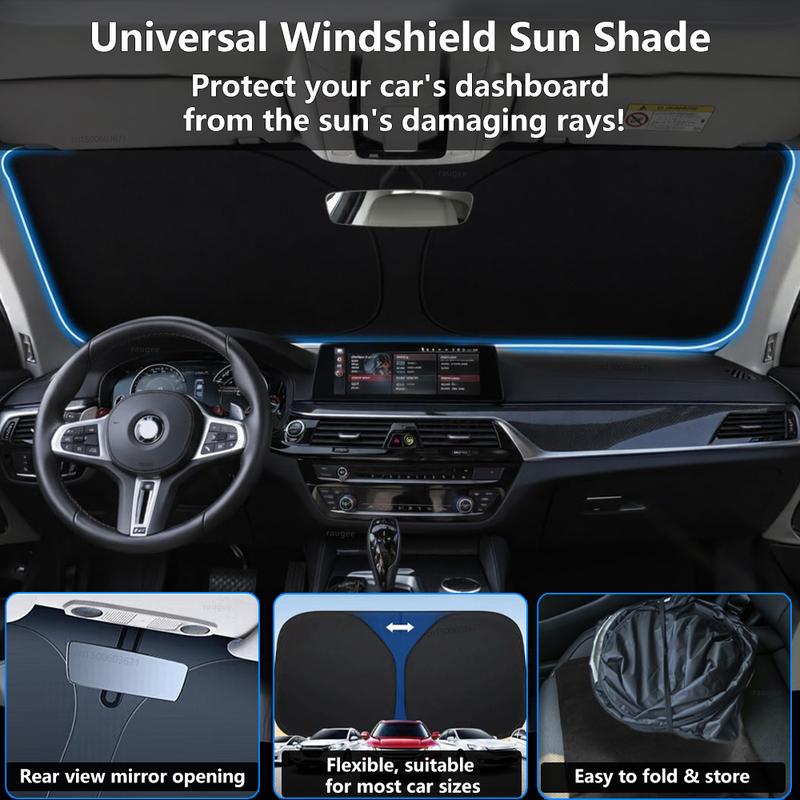 Windshield Sun Shade Car Front Window Anti UV Sun Protector Folding Sunshade for Windshield Glass Cover Car Interior Accessories