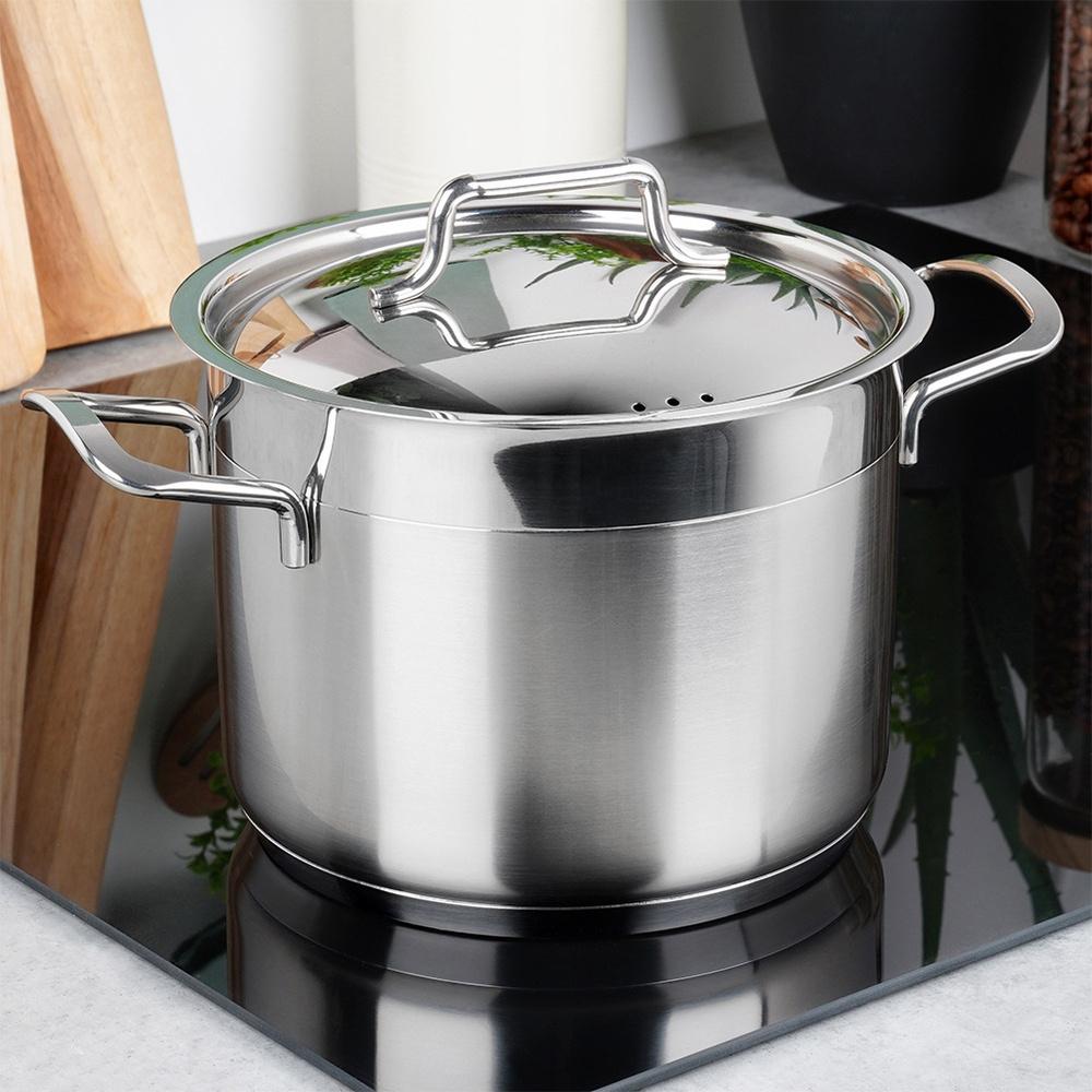 Steel Pot with Lid ANETT 16 Cm, 2.3 L