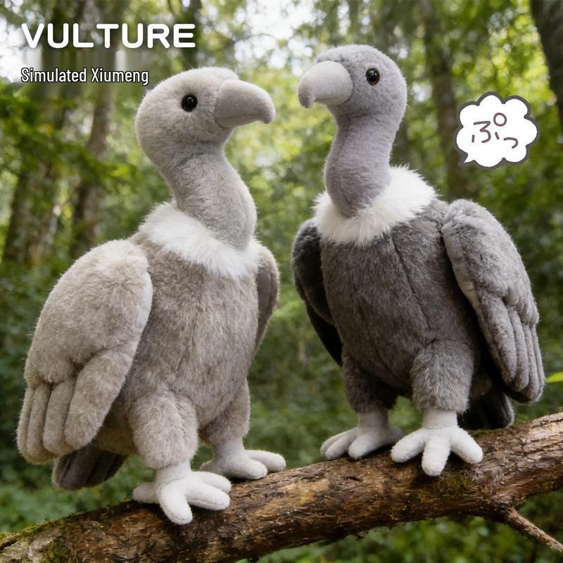 Realistische Geier Vogel Plüschtier Puppe Ornament - Lustiges Geschenk für Kinder