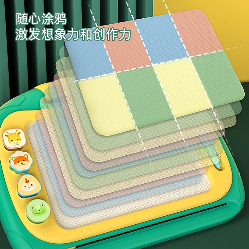 Extra large children's drawing board, magnetic writing board, baby drawing board, colorful graffiti board, early education toy