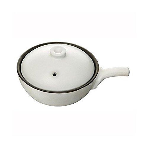 Ishigaki Industry Chocotto Heat-Resistant Cocotte, 14cm, One-Handed, White, 4118