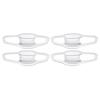 Fit For HONDA CR-V CRV exterior side door bowl 2017-2020 cover trim chrome steel