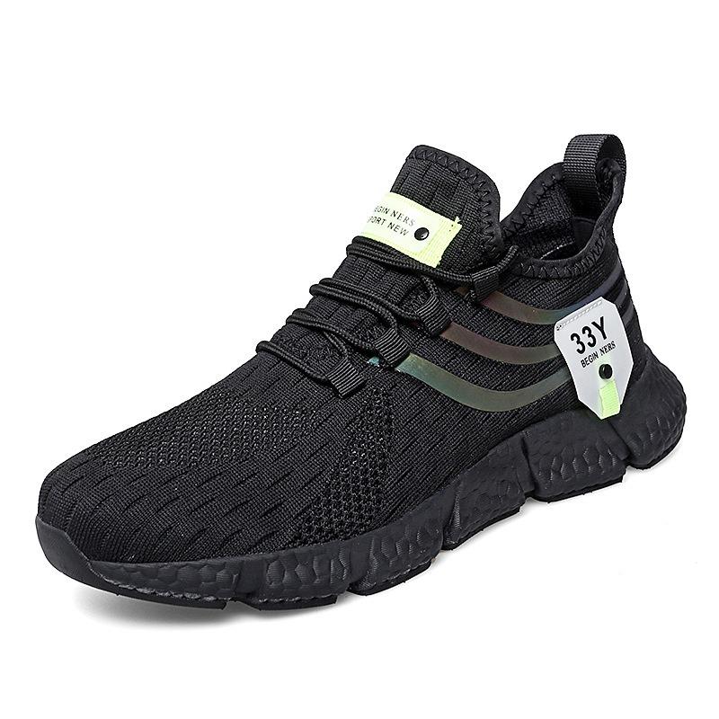 Men's Breathable Mesh Sneakers Lightweight Non-slip Casual Running Shoes Fashion Sport Walking Footwear
