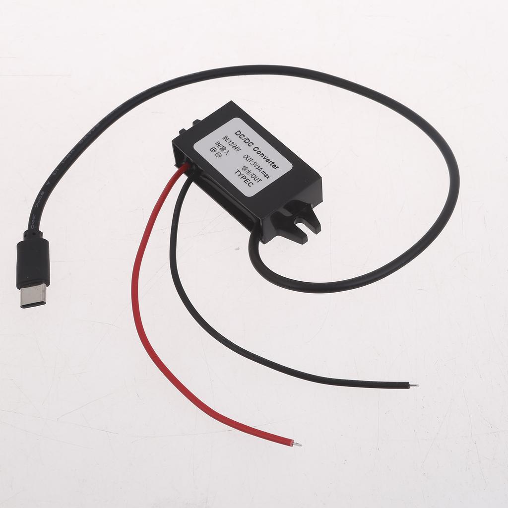 Convertor USB C 12V la 5V DC12V la tip C 5V 3A Modul USB Buckk Step Down Convertor DCDC 8-23V Regulator de tensiune
