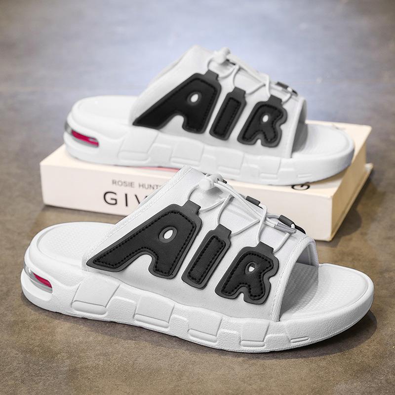 Velká velikost vzduchový polštář Pantofle značky Air tide letní nošení móda protiskluzové venkovní silná podrážka plážové jednoslovné nazouváky pánské