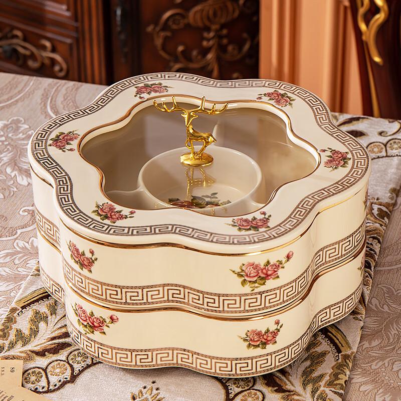 Luxury European Ceramic Decorative Dried Fruit Box
