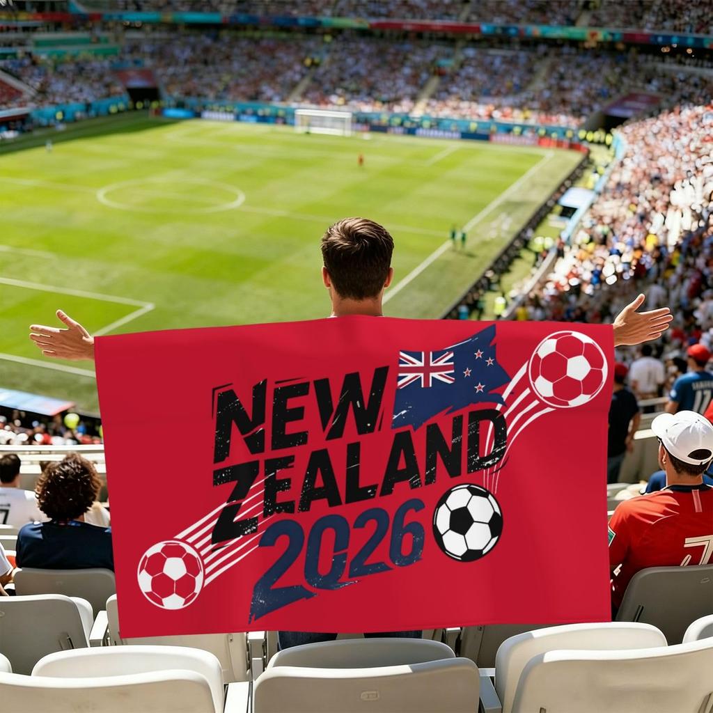 South Africa 2026 Soccer Fan Cape Lightweight Portable Supporter Flag Scarf Stadium Accessory for World Cup Events and Sports Gatherings