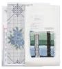 Olympus Embroidery Kit Cross Stitch Onoe Megumi Blue Rose Motif Tablecloth 150cm X 1204 (Size Approx. 150cm)