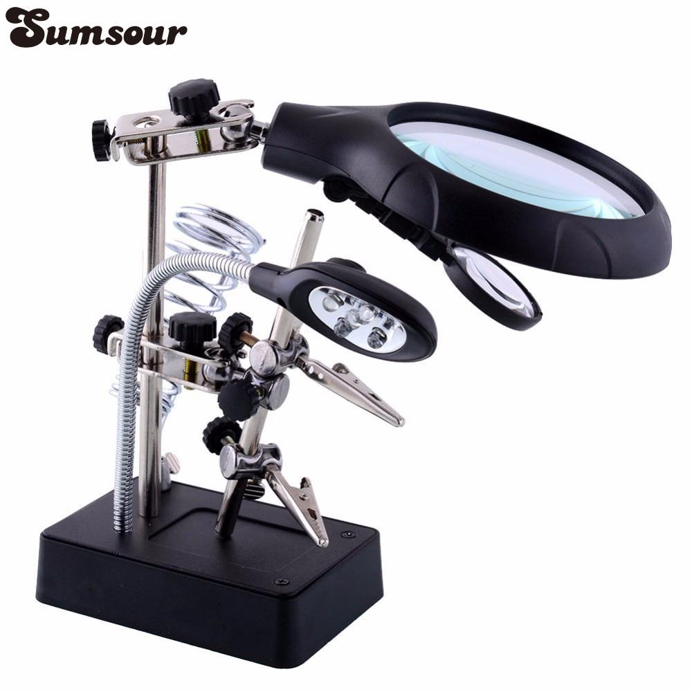 Widely Used Tool Kits Multifunction Professional Spring Iron Stand with Magnifying Glass 90mm Diameter 5X Perfect for Hobbies Widely Used Tool Kits Multifunction Professional Spring Iron Stand with Magnifying Glass 90mm Diameter 5X Perfect for Hobbies