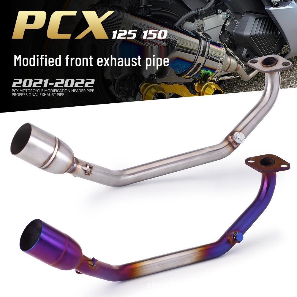 Kit di Modifica Scarico Acciaio Inox Azzurato per PCX125/150