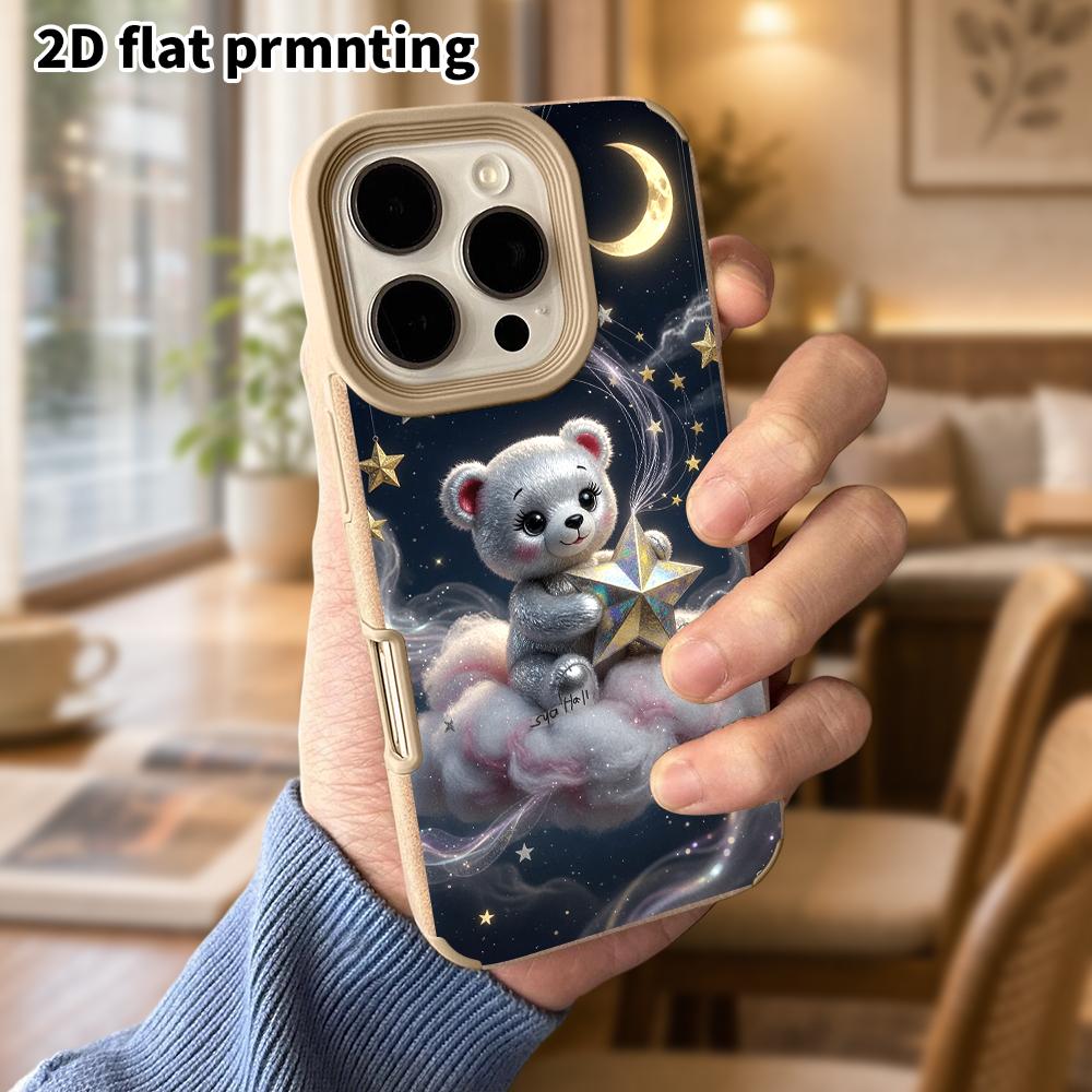Phone Case: Lambskin 2D Flat Samsung Galaxy A34 A35 M05 M06 S20 S22 S21 FE Plus 5G Protective Case, Doll Starry Sky, Christmas and Halloween Gift