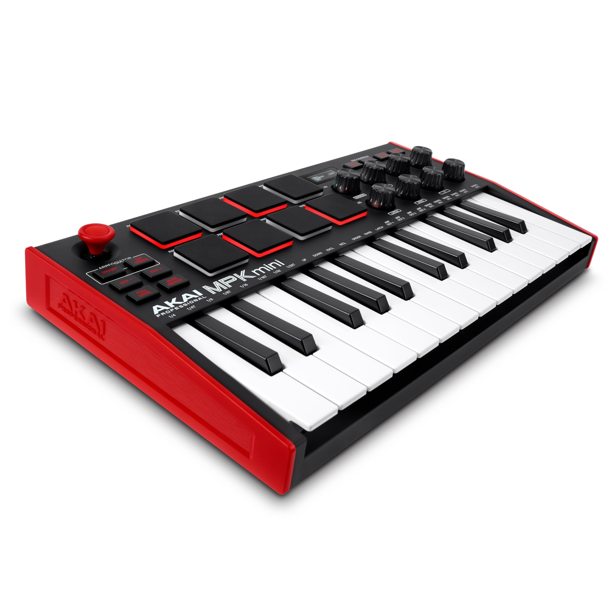 

Akai Professional USB MIDI Keyboard 25 Velocity 8 Backlit Drum 8 Native Instruments Sound Package and Music Production Software Akai Pro MPK Mini MK3