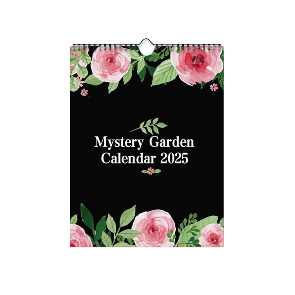 Mystery Garden 2025 Calendar, Family Calendar Gift, Date Notes To Do List
