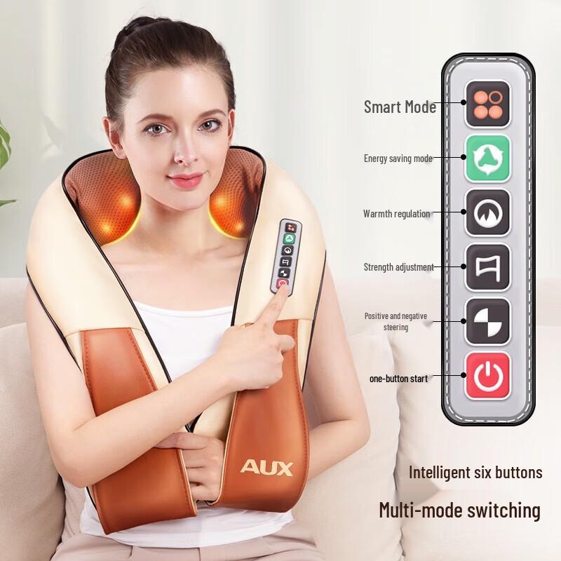 AUX Neck and Shoulder Kneading Massager CN plug (adapter included)