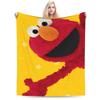 Sesame Street Cartoon Fleece Throw Blanket Elmo Abby Blankets for Home Office Warm Bedding Throws