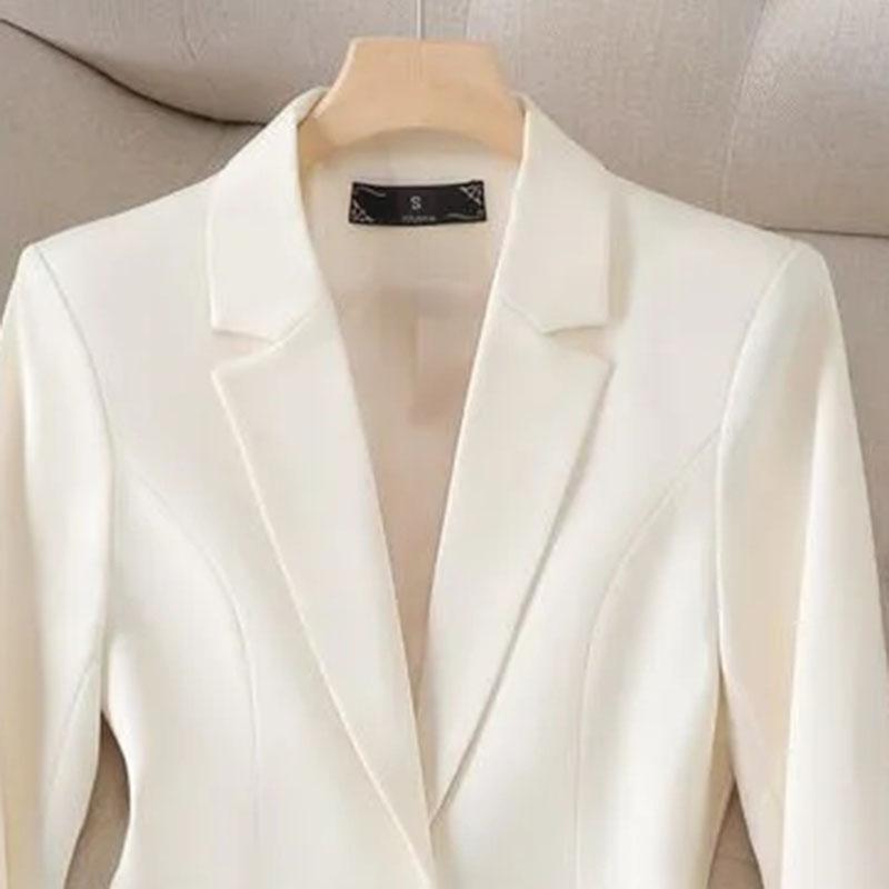 Casual Small Suit Jacket Female  Spring Autumn Temperament Outerwear Korean Blazer Coat Women’s Overcoat Tops