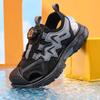 Boys Sandals 2025 Summer New Middle-aged and Older Children's Soft-soled Non-slip Beach Shoes Children's Shoes Student Air Cushion Casual Shoes