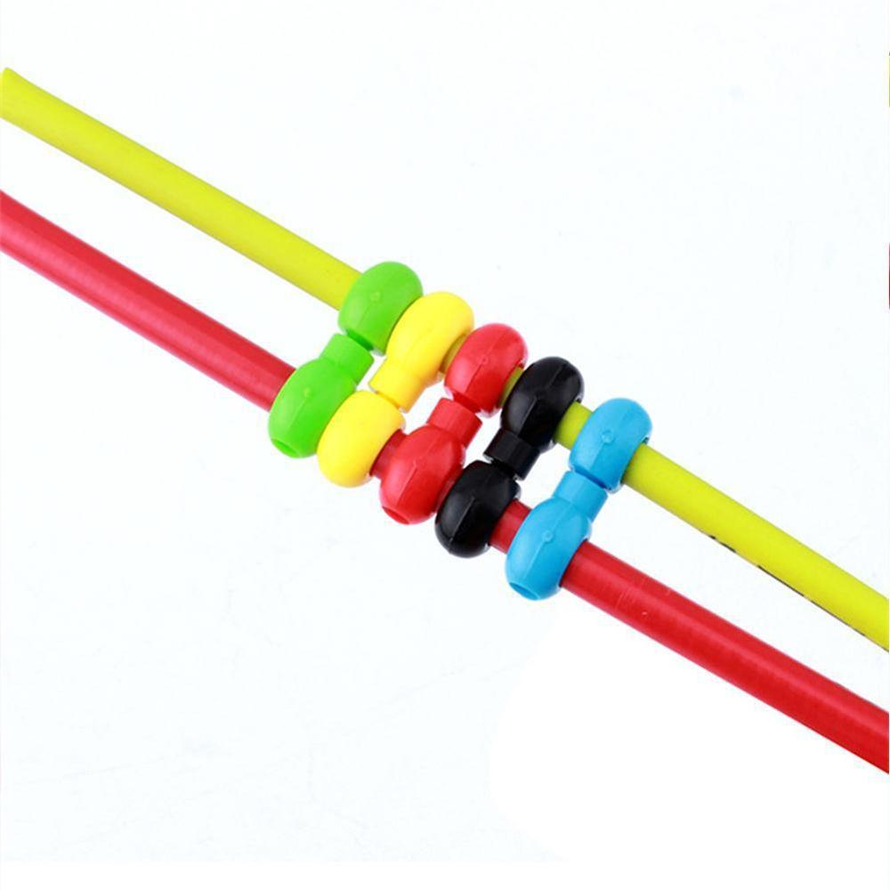MTB Bicycle Brake Gear Cable S Style Clips Buckle Bike Cross Line Clip Cable Buckle Ring Clasp