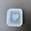 Heart Book Charm Silicone Mold For Resin Crafts Food Grade Material Pendant Mould DIY Jewelry Making Accessories