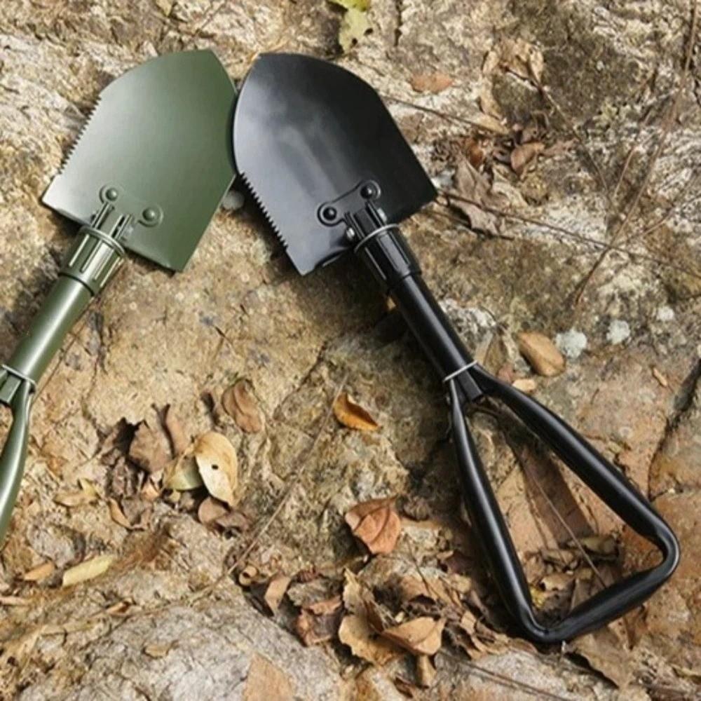 Multi-functional Portable Shovel High Carbon Steel Camping Shovel  Gardening Projects