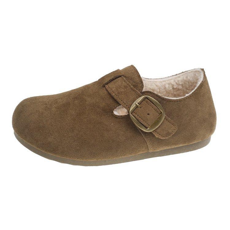 All-inclusive Damen Retro Höhenerhöhende und Fleece Warme Schnee Baumwollschuhe, Einzelne Schuhe