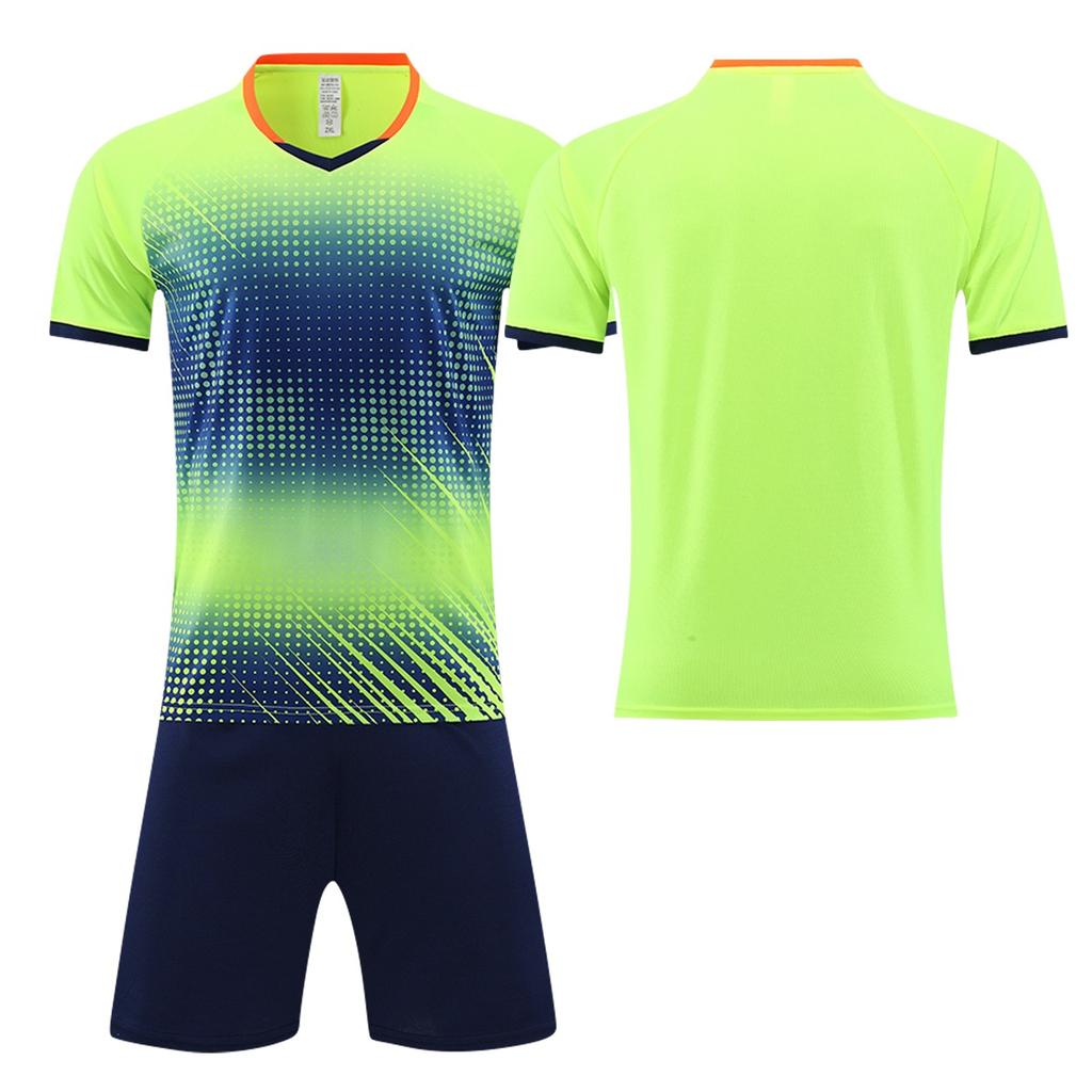 Customizable Soccer Jersey Set for Men and Women Personalized Team Uniform with & Number Sportswear Kit