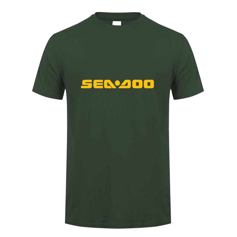 Seadoo T Shirts Summer Short Sleeve Cotton Sea Doo Seadoo Moto Tshirt Unisexs Tshirt Tops Tees Lh079