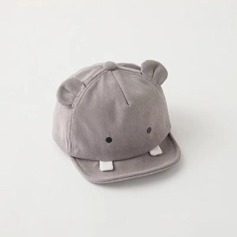 Baby Baseball Cute Animals Cartoon Cap Spring Autumn Soft Brim Baby Boys Girls Sun Visor Hat Infant Toddler Peaked Cap