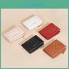 Women Wallet Pu Leather Double Fold Zip Coin Purse For Daily Use