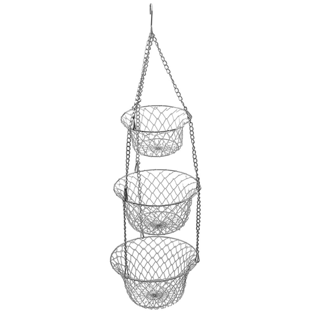 Fruit And Vegetable Basket, Hanger, Storage Holder, Kitchen Organizer