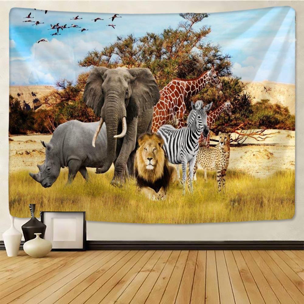 Bohemian Mandala Elephant Tapestry Wall HangingSandy BeachPicnic Throw Rug Blanket Camping Tent Travel Sleeping Pad Room