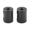 2 Stück Aluminiumlegierung 15mm Erhöhungen Verlängerungsrohre mit Standard 1/4-20 Gewinden Geeignet für Kamerahalterungen Fotografie