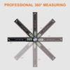 Digital Angle Finder Protractor, 7inch 200mm Angle Gauge Professional Measuring Tool, Third Generation Adjustable Angle Ruler, Quick Display for