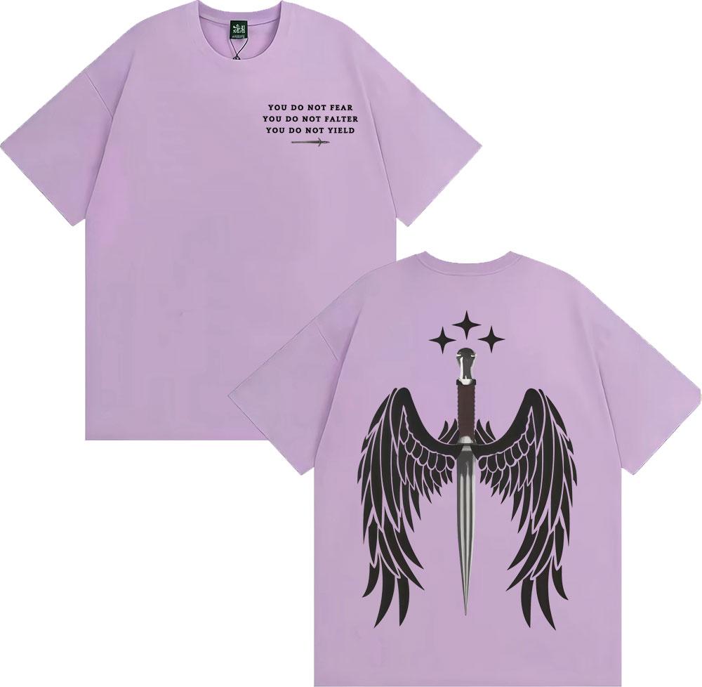 Limited Bat Boys Azriel Shadowsinger T Shirt Men's Clothing Harajuku Vintage Graphic T Shirts Male Summer Tops Short Sleeve Tees