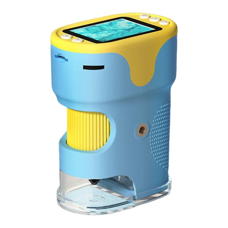 Portable LED Light Microscope Featuring Large Screen & 32G Memory Compact Handheld Microscope for Students & researcher