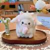 Cute Cartoon Butterfly Knot Tulip Lamb Plush Toy For Kids And Gifts