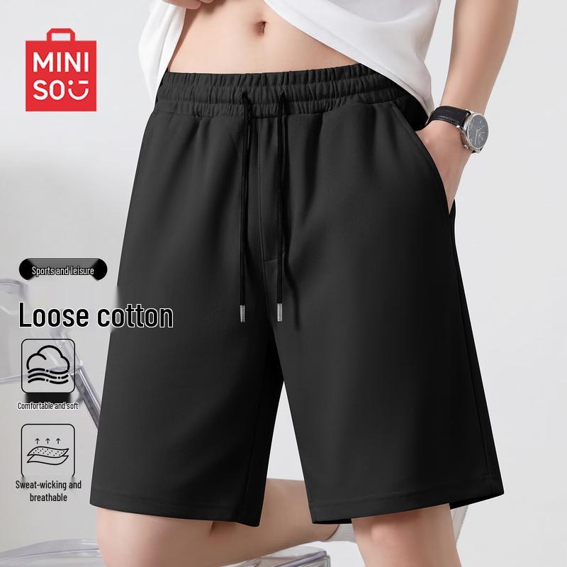 MINISO Men s Pure Cotton Casual Shorts 2XL