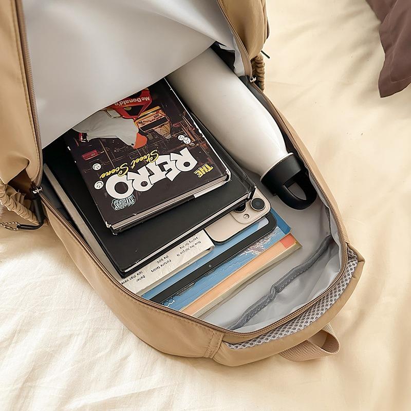 School bag new Harajuku fresh and sweet candy-colored backpack junior high school students lightweight large-capacity backpack