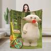 Makka Pakka Blankets  Warm Soft Funny Plush Throw Blanket For Boy Girl Home Decor Flannel Bedspread Bed Cover