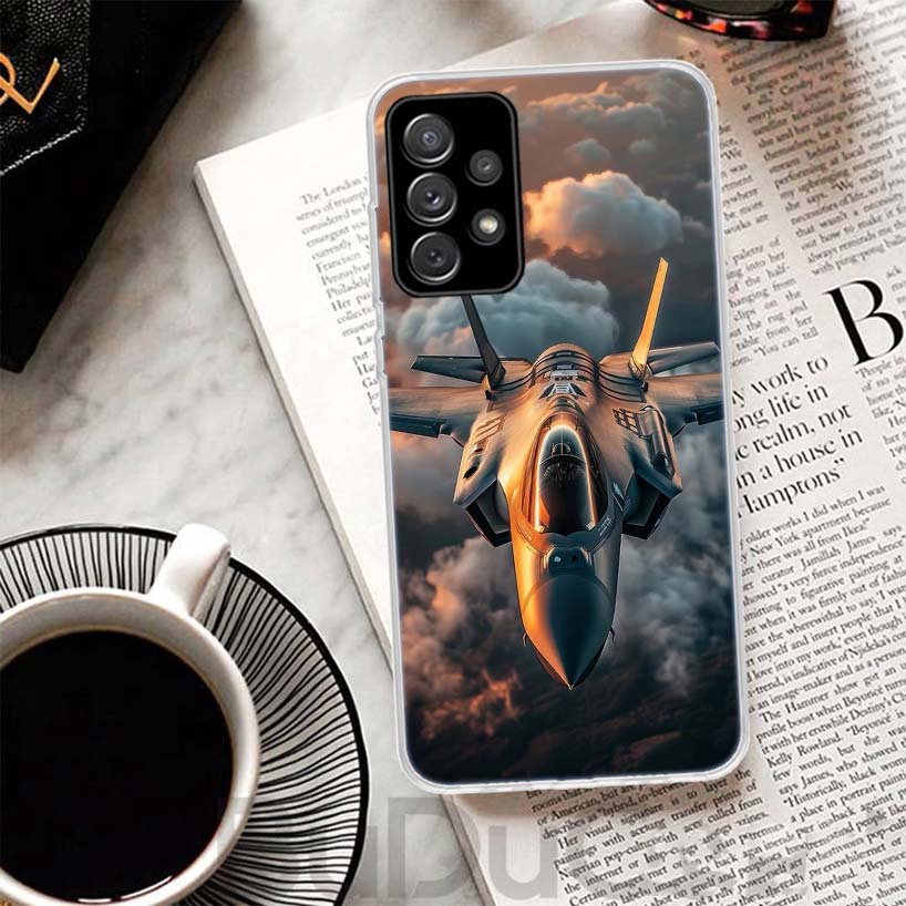 Aircraft Airplane Cool Cover For Samsung Galaxy A52 A42 A32 A22 A12 A50 A51 Phone Case A70 A71 A40 A41 A30S A31 A20E A21S A10S G