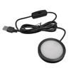 USB Powered 5V3W LED Desk Lamp Round Base LED Under Cabinet Puck Light For Office And Bedroom Use