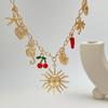 Ocean Inspired Chunky Shell Starfish Pendant Necklace Summer Beach Jewelry Gift Elegant Clavicle Chian for Women